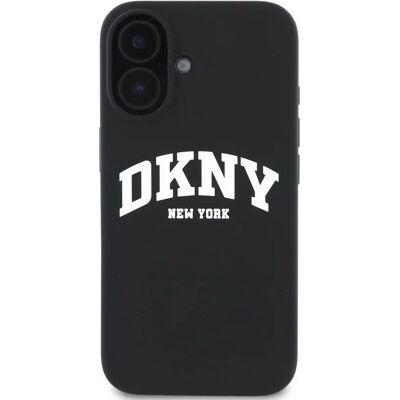 DKNY Apple iPhone 16 Liquid Silikonhülle - Schwarz DKNY Apple iPhone 16 Liquid Silikonhülle - Schwarz