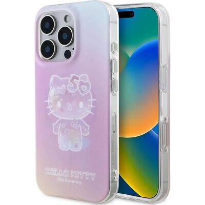Coque Hello Kitty HKHMP16XH50AP Rose pour iPhone 16 Pro Max - Étui dur - Publicité Coque Hello Kitty HKHMP16XH50AP Rose pour iPhone 16 Pro Max - Étui dur - Publicité
