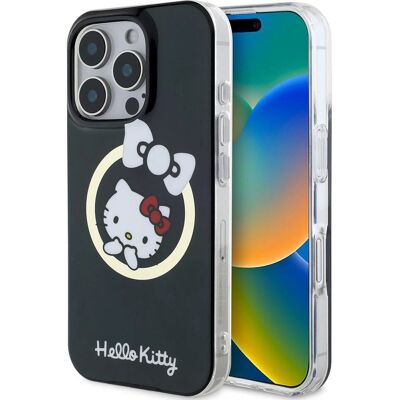 Coque rigide Hello Kitty pour iPhone 16 Pro - MagSafe - Publicité Coque rigide Hello Kitty pour iPhone 16 Pro - MagSafe - Publicité