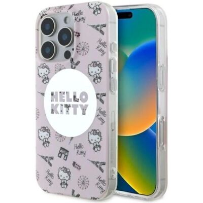 Hello Kitty HKHMP16XHAOPP Coque pour iPhone 16 Pro Max 6,9" Rose - Smartphone Hülle - Publicité Hello Kitty HKHMP16XHAOPP Coque pour iPhone 16 Pro Max 6,9" Rose - Smartphone Hülle - Publicité