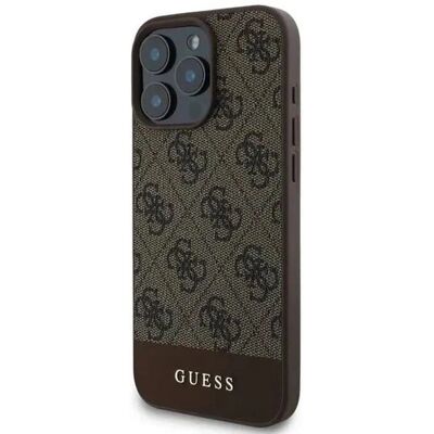 Θήκη Guess iPhone 16 Pro Max Καφέ 4G Ρίγες Θήκη Guess iPhone 16 Pro Max Καφέ 4G Ρίγες
