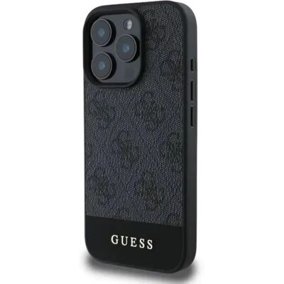 Guess Grijze Hardcase voor iPhone 16 Pro - Telefoonhoesje Guess Grijze Hardcase voor iPhone 16 Pro - Telefoonhoesje