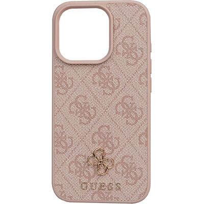 Guess iPhone 16 Pro Roze MagSafe Hoesje - Elegant & Beschermend Guess iPhone 16 Pro Roze MagSafe Hoesje - Elegant & Beschermend