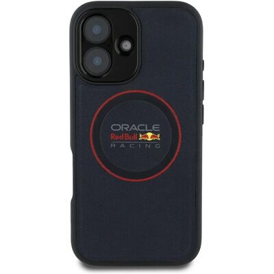 Red Bull Leder Navy MagSafe Hülle für iPhone 16 Plus Red Bull Leder Navy MagSafe Hülle für iPhone 16 Plus