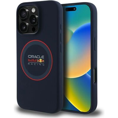 Red Bull Apple iPhone 16 Pro Max Silikonhülle mit rotem Ring - Hårdskal Red Bull Apple iPhone 16 Pro Max Silikonhülle mit rotem Ring - Hårdskal