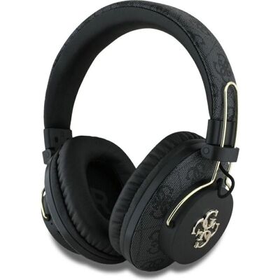 Guess GUBHS72P4FC4MK Metall-Logo Bluetooth Kopfhörer - Schwarz - Kopfhörer Guess GUBHS72P4FC4MK Metall-Logo Bluetooth Kopfhörer - Schwarz - Kopfhörer