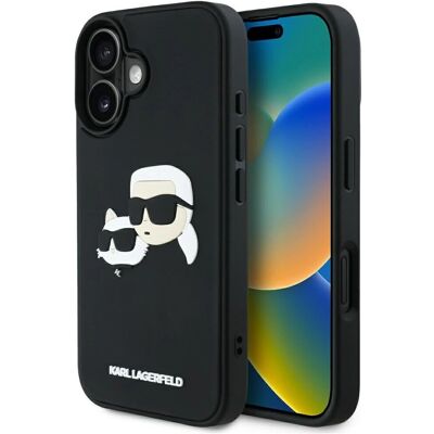 Karl Lagerfeld Hc 3D Gummi Doppelkopp Hülle Karl Lagerfeld Hc 3D Gummi Doppelkopp Hülle