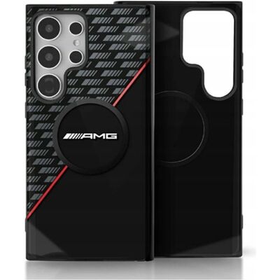 Mercedes Amg S25 Ultra Schwarz/Rot Handyhülle - Doppel-Layer Rhombs Magsafe Mercedes Amg S25 Ultra Schwarz/Rot Handyhülle - Doppel-Layer Rhombs Magsafe