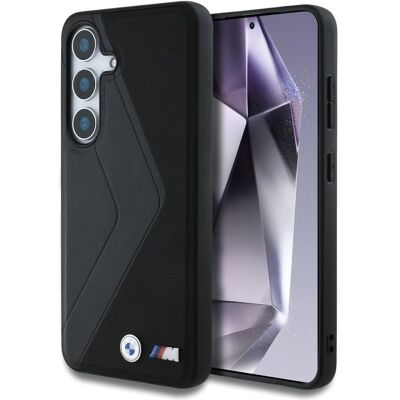 Coque Bmw à Rayures Enveloppantes en Cuir pour Samsung Galaxy S25 - Étui Smartphone Coque Bmw à Rayures Enveloppantes en Cuir pour Samsung Galaxy S25 - Étui Smartphone