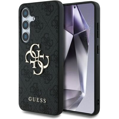 Guess Samsung Galaxy S25 Zwart eco-lederen beschermhoes - Bescherming en luxe Guess Samsung Galaxy S25 Zwart eco-lederen beschermhoes - Bescherming en luxe