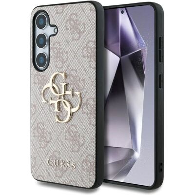 Guess S25 Roze Eco-Leder Beschermhoes - Big 4G Logo Guess S25 Roze Eco-Leder Beschermhoes - Big 4G Logo