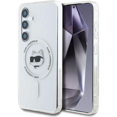 Karl Lagerfeld HC Magnetische IML Metall Choupette Kopf Hülle für Samsung Galaxy S25 Karl Lagerfeld HC Magnetische IML Metall Choupette Kopf Hülle für Samsung Galaxy S25