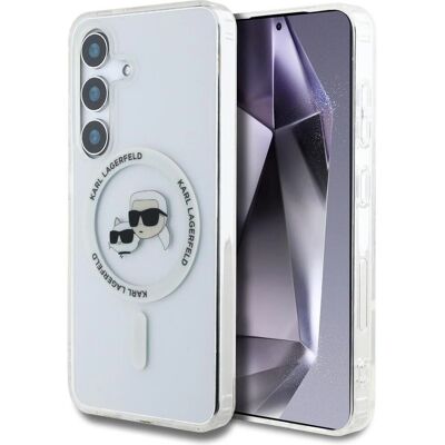 Karl Lagerfeld S25 Bílé Pouzdro na Mobil - Magsafe Samsung Galaxy S25 Karl Lagerfeld S25 Bílé Pouzdro na Mobil - Magsafe Samsung Galaxy S25