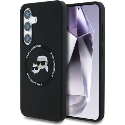 Karl Lagerfeld Samsung Galaxy S25 Plus Két Fej Circle MagSafe Karl Lagerfeld Samsung Galaxy S25 Plus Két Fej Circle MagSafe