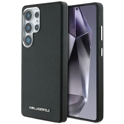 Karl Lagerfeld Saffiano Plně Obal Telefon - Černý Karl Lagerfeld Saffiano Plně Obal Telefon - Černý