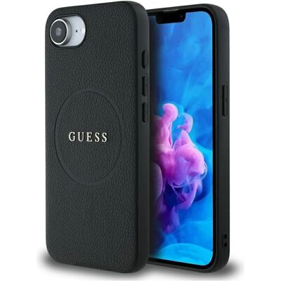 Guess Fekete bőr PU MagSafe iPhone SE4 tok Guess Fekete bőr PU MagSafe iPhone SE4 tok