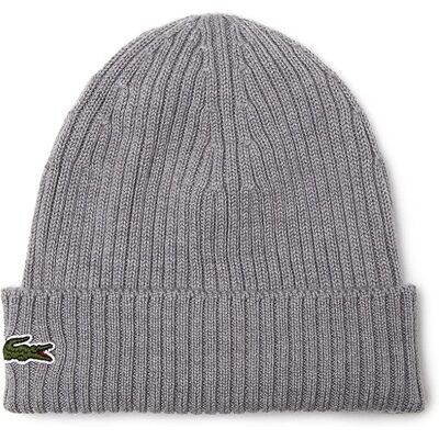Lacoste Unisex Σκούφος (RB0001) - γκρι Lacoste Unisex Σκούφος (RB0001) - γκρι