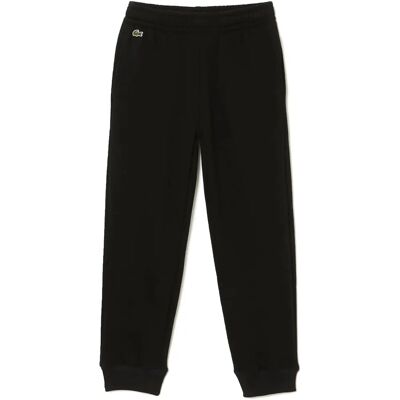 Czarne spodnie dresowe Lacoste - Unisex, Ekologiczne, Regulowane Czarne spodnie dresowe Lacoste - Unisex, Ekologiczne, Regulowane