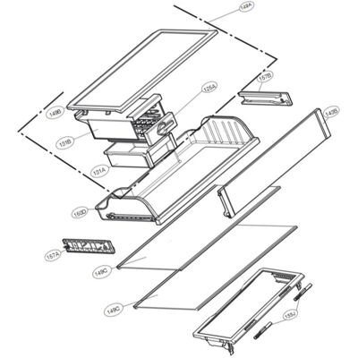 LG Kühlschrank Gefrierschrank - GTF8659PS LG Kühlschrank Gefrierschrank - GTF8659PS