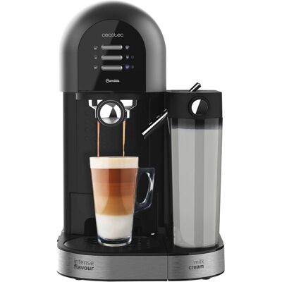 CECOTEC Cumbia Power Instant-Ccino - Zwart, RVS - Koffiezetapparaat CECOTEC Cumbia Power Instant-Ccino - Zwart, RVS - Koffiezetapparaat