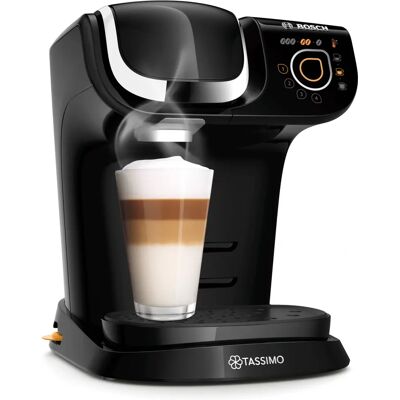 Bosch Tas6502 - Zwart, Chroom - Capsule koffiemachine Bosch Tas6502 - Zwart, Chroom - Capsule koffiemachine