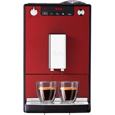 Melitta E950-101 - Noir, Rouge - Machine à espresso - Publicité Melitta E950-101 - Noir, Rouge - Machine à espresso - Publicité