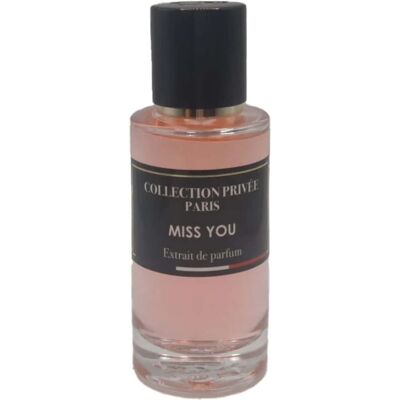 Collection Privée Paris Miss You Parfum Floral - 50ml - Publicité Collection Privée Paris Miss You Parfum Floral - 50ml - Publicité