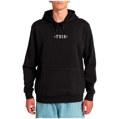 Felpa con cappuccio RVCA Floral Skulls - Nera Felpa con cappuccio RVCA Floral Skulls - Nera