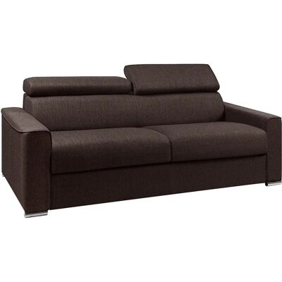 Vizioir 4-Sitzer Stoff Schlafsofa - Braun - 160cm Matratze Vizioir 4-Sitzer Stoff Schlafsofa - Braun - 160cm Matratze