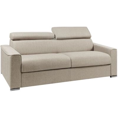 Canapé Convertible Beige 4 Places avec Matelas Mémoire - Mobilier Salon - Publicité Canapé Convertible Beige 4 Places avec Matelas Mémoire - Mobilier Salon - Publicité