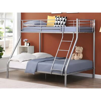 Lits superposés en Acier Unique avec Matelas - Design Moderne Lits superposés en Acier Unique avec Matelas - Design Moderne