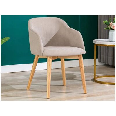 Vente-unique Chaises Jelisa Beige Style Nordique - Lot de 6 - Publicité Vente-unique Chaises Jelisa Beige Style Nordique - Lot de 6 - Publicité