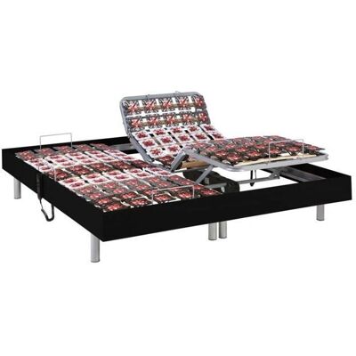 Dreamea Electric Bed - 2x70x190 cm - 96 Terminals - Black Dreamea Electric Bed - 2x70x190 cm - 96 Terminals - Black