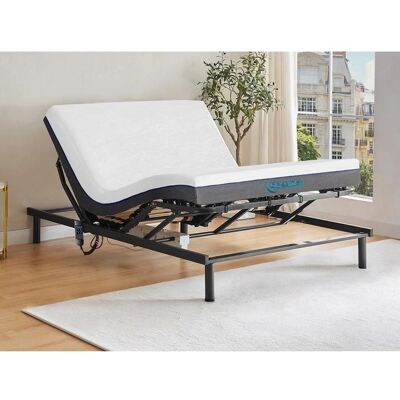 Dreamea Elektrisch Verstelbaar Bed Jimbaran II - 140x200 - Zwart Dreamea Elektrisch Verstelbaar Bed Jimbaran II - 140x200 - Zwart