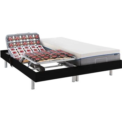 DREAMEA Lit électrique avec matelas en mousse à mémoire - Système relaxation - Publicité DREAMEA Lit électrique avec matelas en mousse à mémoire - Système relaxation - Publicité