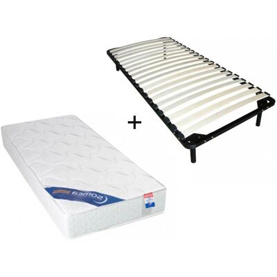 Set letto Dreamea con Materasso in Schiuma e Rete a Lattine - 90x190cm Set letto Dreamea con Materasso in Schiuma e Rete a Lattine - 90x190cm