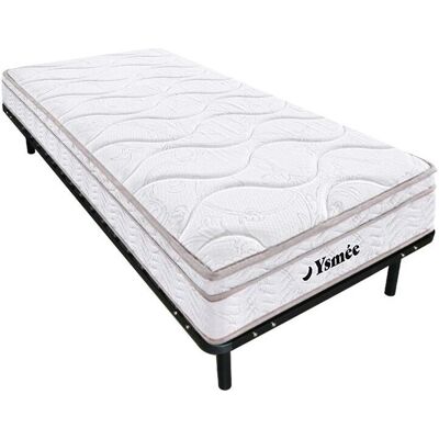 Conjunto de Cama Morgengold - Somier y Colchón Viscoelástico - 90x200cm Conjunto de Cama Morgengold - Somier y Colchón Viscoelástico - 90x200cm
