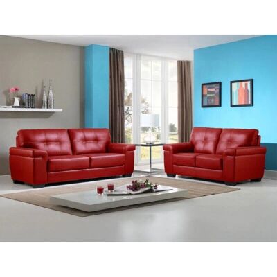 Venta-unica Hazel Ledersofa 3+2 - Couch-Set Venta-unica Hazel Ledersofa 3+2 - Couch-Set