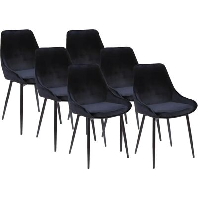 Vente-unique Masurie Silla de Terciopelo - Decoración Interior Vente-unique Masurie Silla de Terciopelo - Decoración Interior