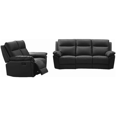 Venta-una Buffalo Lederen 3+2 Zitsbank - Ontspannend Comfort Venta-una Buffalo Lederen 3+2 Zitsbank - Ontspannend Comfort