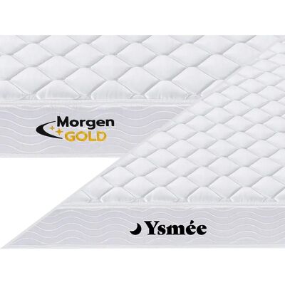MORGENGOLD Bett-Set - 90x200cm, Federn & Memory-Schaum, Weiß MORGENGOLD Bett-Set - 90x200cm, Federn & Memory-Schaum, Weiß