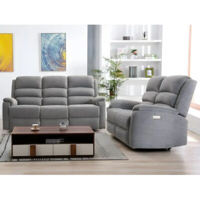 Unique Nevers Sofa - Elektrischer Relax, Anthrazitgrau Unique Nevers Sofa - Elektrischer Relax, Anthrazitgrau