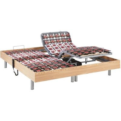 Elektromatyczne łóżko relaksacyjne Dreamea - 2 silniki, naturalny kolor, 70x190cm Elektromatyczne łóżko relaksacyjne Dreamea - 2 silniki, naturalny kolor, 70x190cm