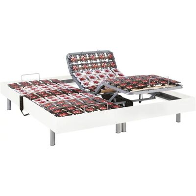 Dreamea Elektrisches Bett - 2x70x190cm, Weiß, 5 Positionen, Okin Motoren Dreamea Elektrisches Bett - 2x70x190cm, Weiß, 5 Positionen, Okin Motoren