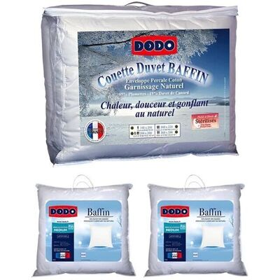Dodo Baffin Daunendecke-Set - Warm, Französisch hergestellt Dodo Baffin Daunendecke-Set - Warm, Französisch hergestellt