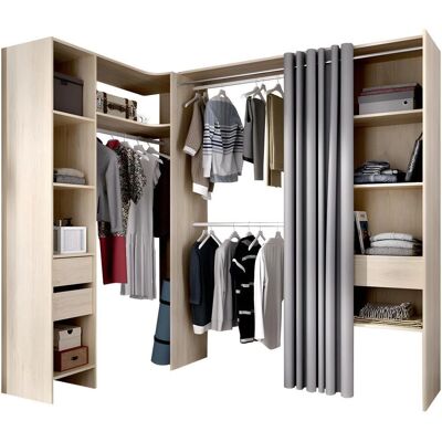 Vente-unique Gontran Armoire Modulable - Réversible & Extensible Vente-unique Gontran Armoire Modulable - Réversible & Extensible
