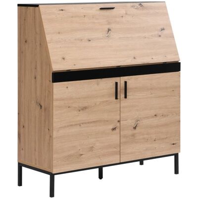 Vente-Unique Maleda Escritorio Moderno Industrial - MDF, 2 Armarios Vente-Unique Maleda Escritorio Moderno Industrial - MDF, 2 Armarios