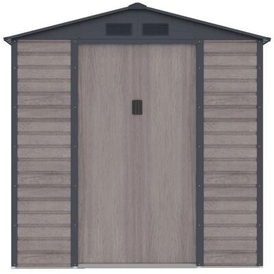 Vente-Unique Abri de jardin métal gris - 2,79 m² - Design moderne Vente-Unique Abri de jardin métal gris - 2,79 m² - Design moderne