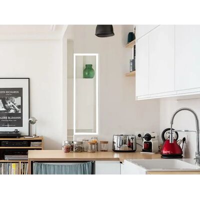 Vente-unique Cloison intérieure en verre Bayview - Blanc - 30x105 cm - Publicité Vente-unique Cloison intérieure en verre Bayview - Blanc - 30x105 cm - Publicité