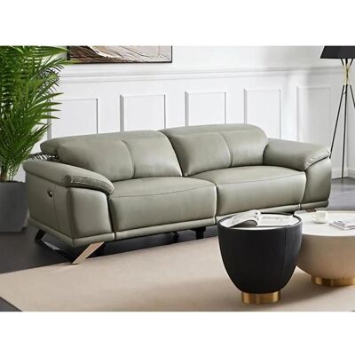 Vente-unique Azidee ii Lederen 3-Zitsbank - Elektrisch Reclineren Vente-unique Azidee ii Lederen 3-Zitsbank - Elektrisch Reclineren